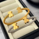 Stainless steel bear cuff