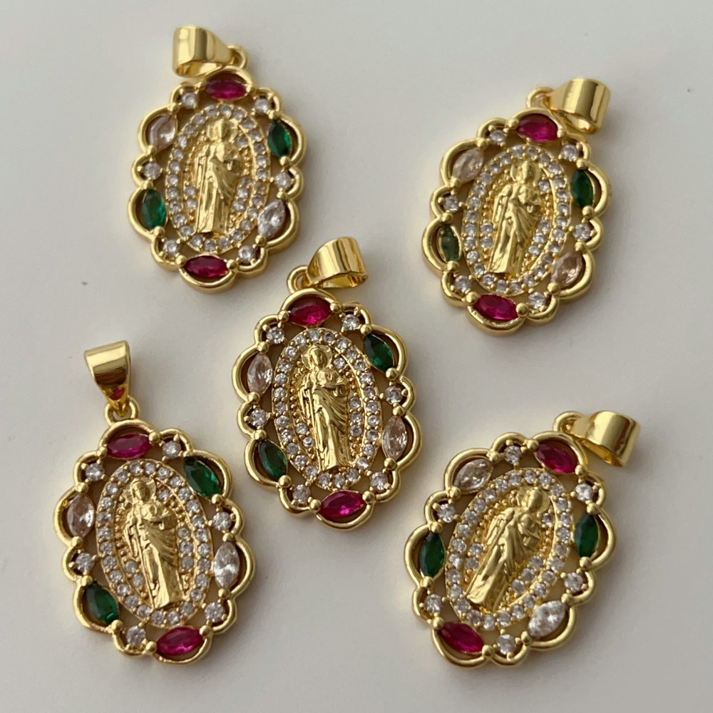 Colorful vigin maria charm