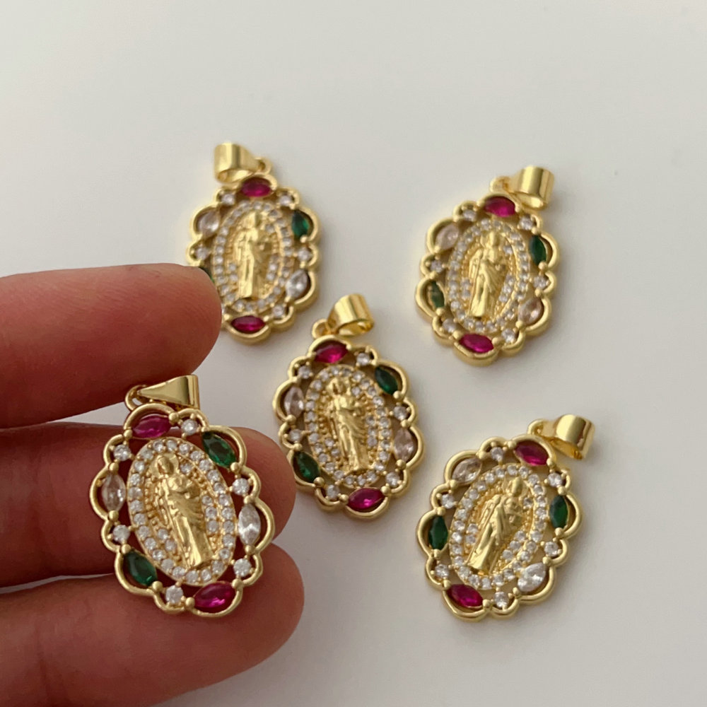 Colorful vigin maria charm