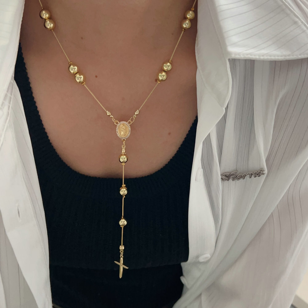 religiou bead necklace