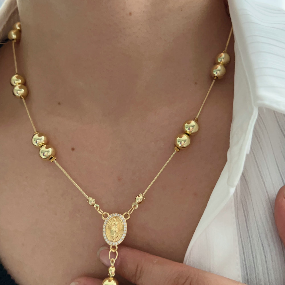 religiou bead necklace