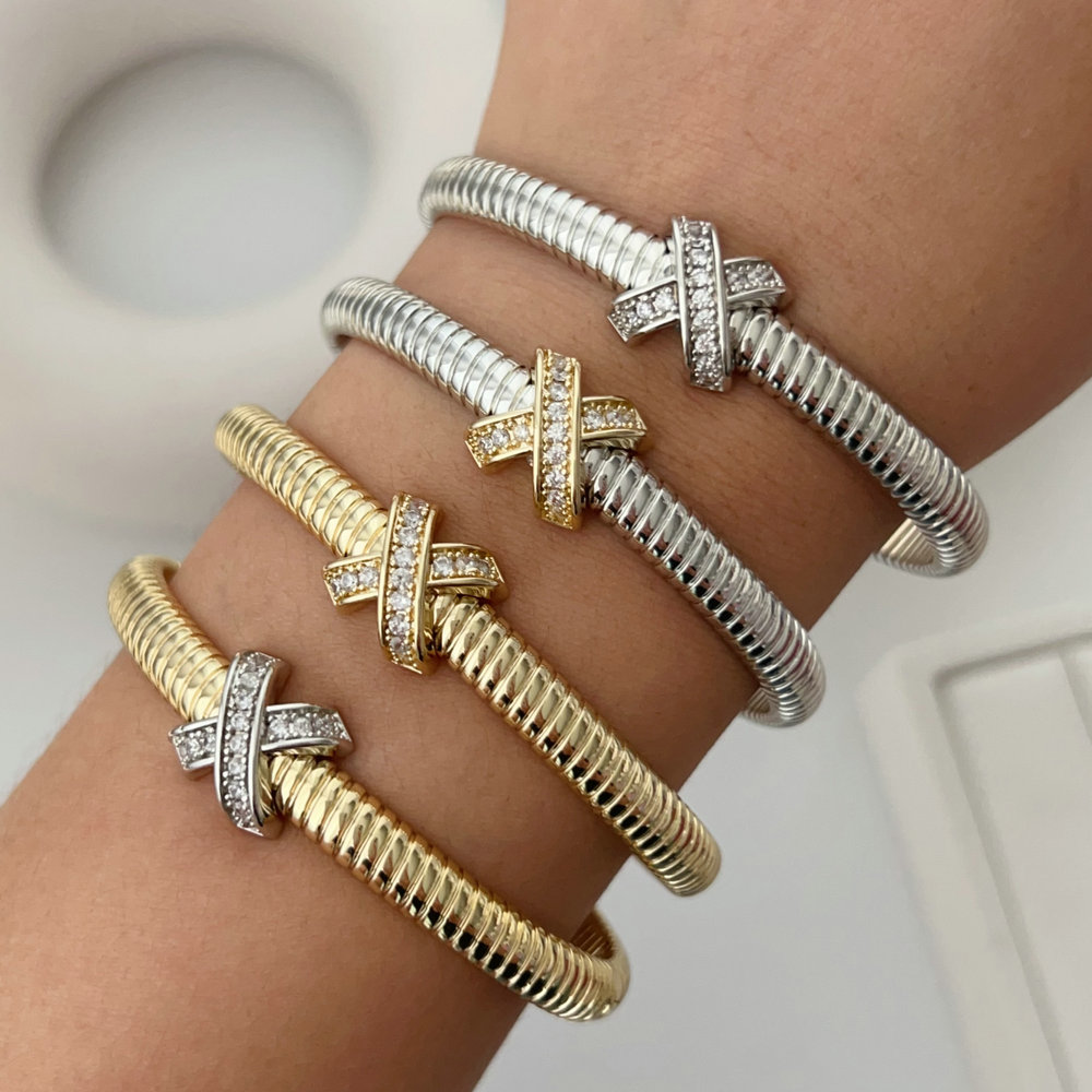 Cross bangle