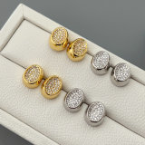 Small pave zircon stud