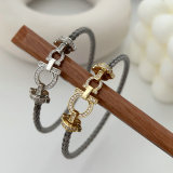 Leather bracelet