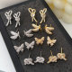Pave fashion zircon stud
