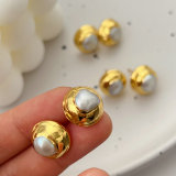 Pearl earrings
