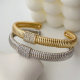 Pave zircon bangle