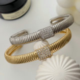 Pave zircon bangle