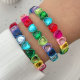 Colorful heart bracelet
