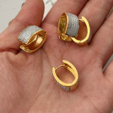 U hoop biocolor earrings