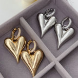Chunky heart earrings