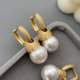 Pearl drop earrings