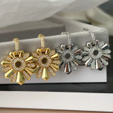 Small flower earrings