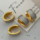 U hoop biocolor earrings
