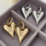 Chunky heart earrings