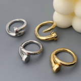 Metal nail ring