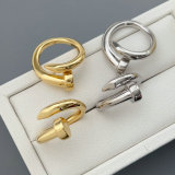 Metal nail ring