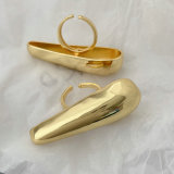 Metal chunky bar ring
