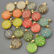 Enamel religious charm