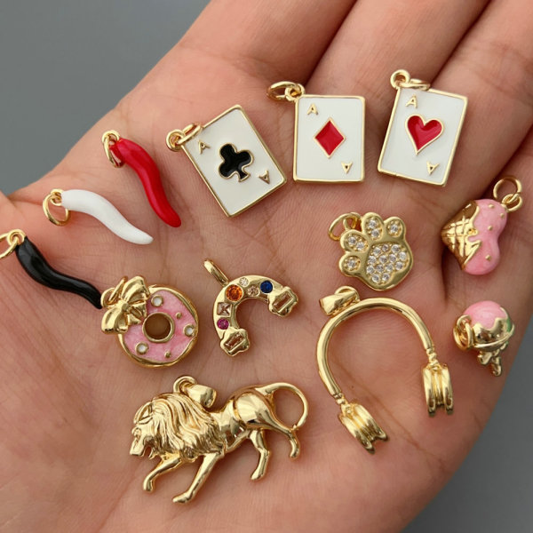 Enamel pepper charm
