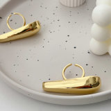 Metal chunky bar ring