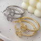 Pave channel hoop
