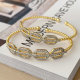 Bead chain cuff