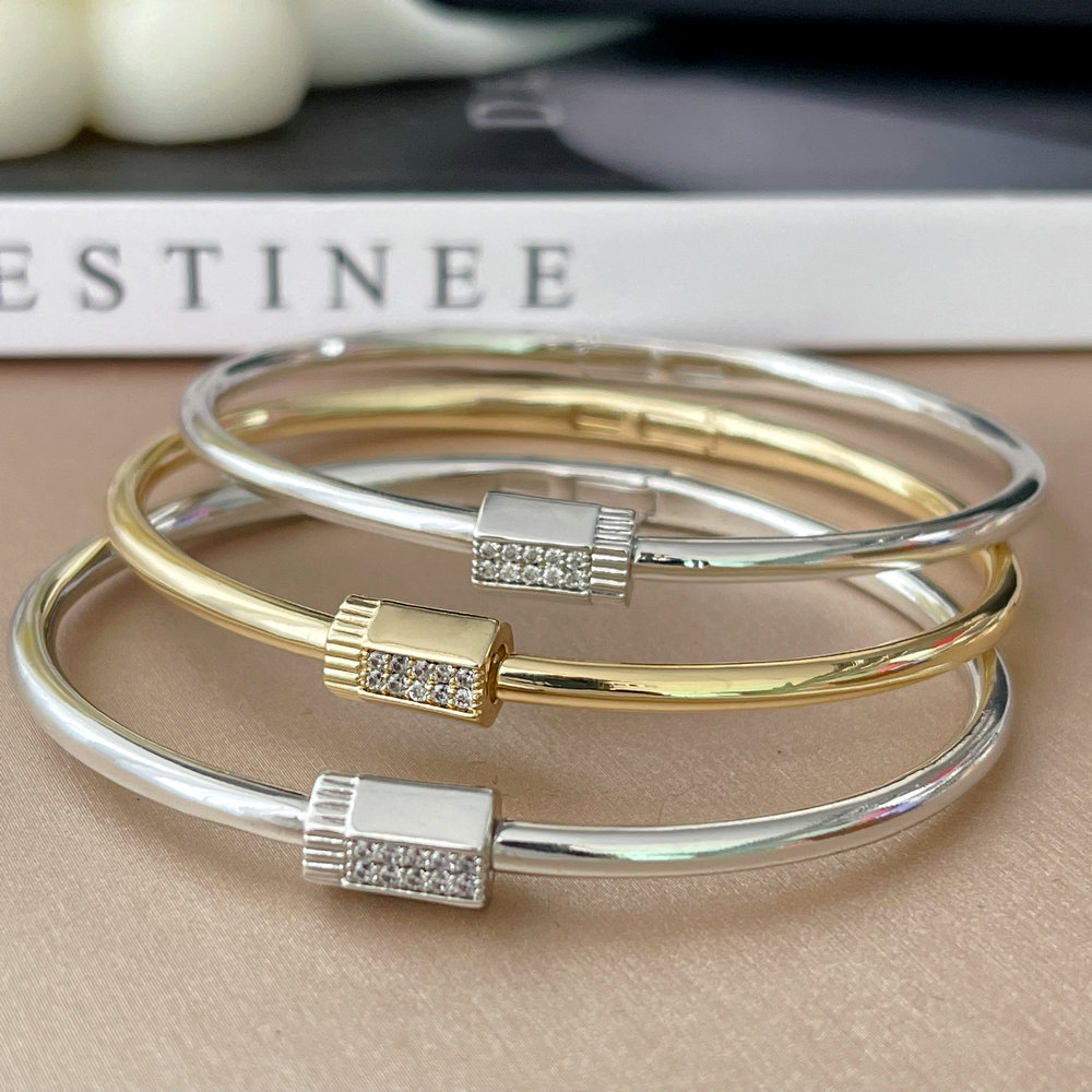 Metal nail bangle