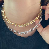 Horseshoe chain necklace