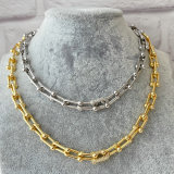 Horseshoe chain necklace