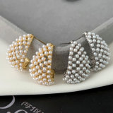 Pearl drop earrings