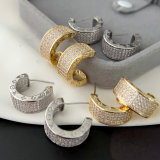 Pave zircon hoop