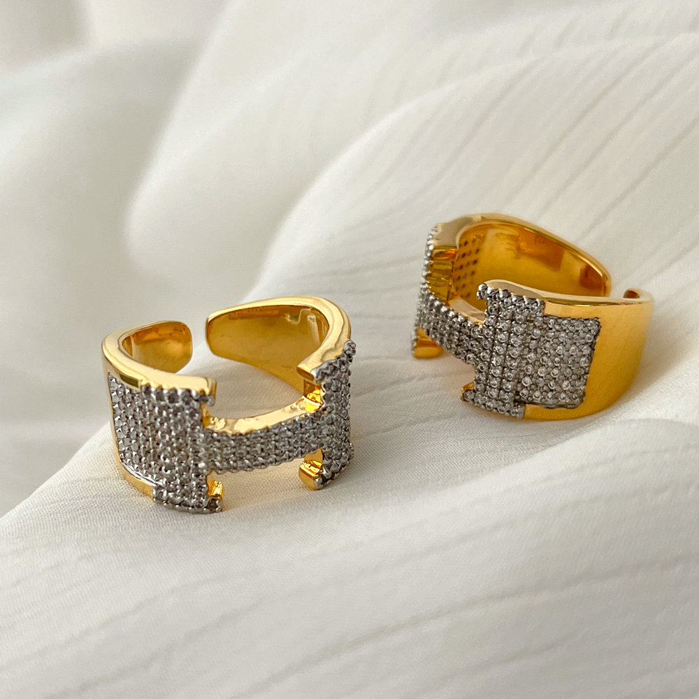 Pave biocolor H ring