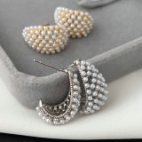 Pearl drop earrings