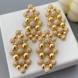 Pave chunky zircon earrings