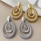 Chunky tear drop earrings