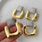 Biocolor square earrings