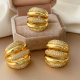 Pave chunky ring