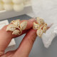 pave zircon leaf ring
