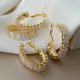 Pave fashion u hoop