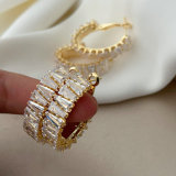 Pave fashion u hoop