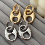 Pig nose charm earrings