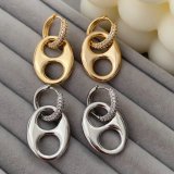 Pig nose charm earrings