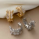 Pave zircon fashion earings