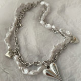 Design heart chain necklace
