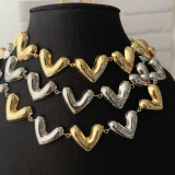 Metal heart necklace