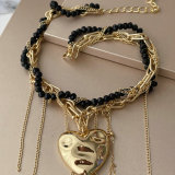 Chunky heart necklace