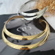 Metal chunky necklace