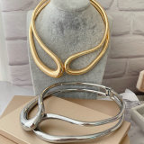 Metal chunky necklace