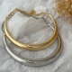 Chunky metal chain necklace